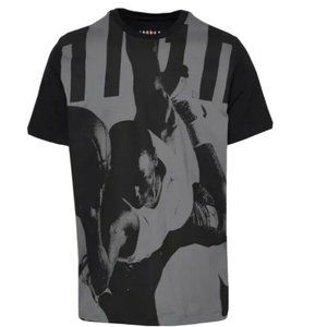 NIKE AIR JORDAN MJ JUMPMAN AIR BLACK T-SHIRT AO067